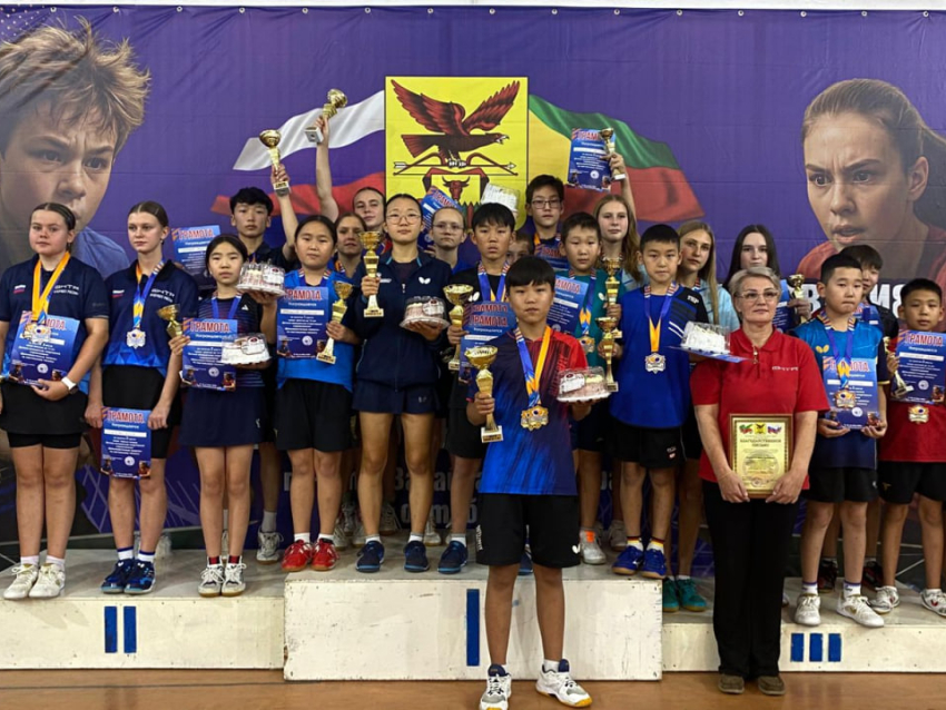 В Чите завершились детско-юношеские соревнования по настольному теннису «Дальневосточные таланты» 